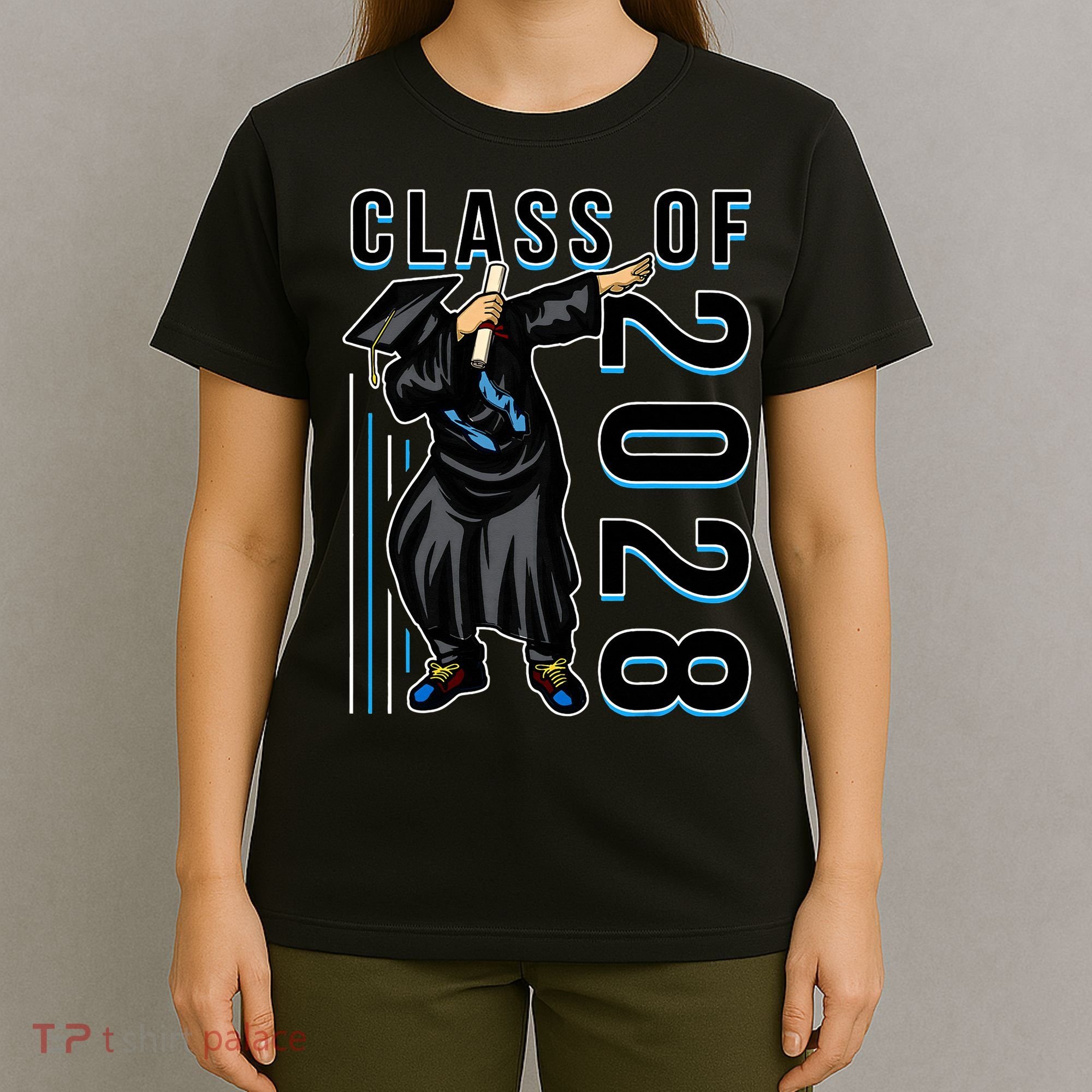 Dabbing Graduation Class Of 2028 T-Shirt