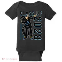 Dabbing Graduation Class Of 2028 Baby Bodysuit thumb 0