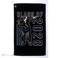 Dabbing Graduation Class Of 2028 Golf Towel thumb 0