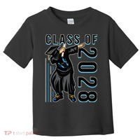 Dabbing Graduation Class Of 2028 Toddler T-Shirt thumb 0