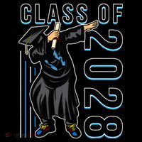 Dabbing Graduation Class Of 2028 Visor thumb 3