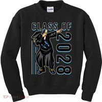 Dabbing Graduation Class Of 2028 Kids Sweatshirt thumb 0