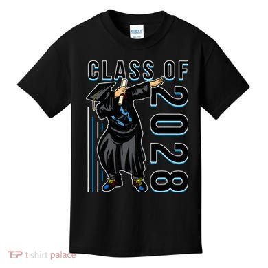 Dabbing Graduation Class Of 2028 Kids T-Shirt