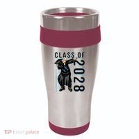 Dabbing Graduation Class Of 2028 16oz Travel Tumbler thumb 0