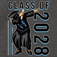 Dabbing Graduation Class Of 2028 Vector Backpack thumb 2