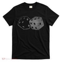 DICE Gambler Card Poker Craps Player Retro Vintage Men Women T-Shirt thumb 0