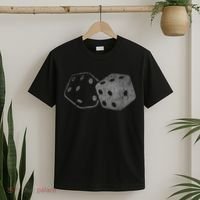 DICE Gambler Card Poker Craps Player Retro Vintage Men Women T-Shirt thumb 2