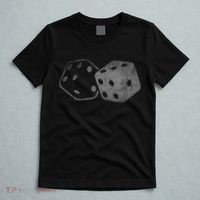 DICE Gambler Card Poker Craps Player Retro Vintage Men Women T-Shirt thumb 5