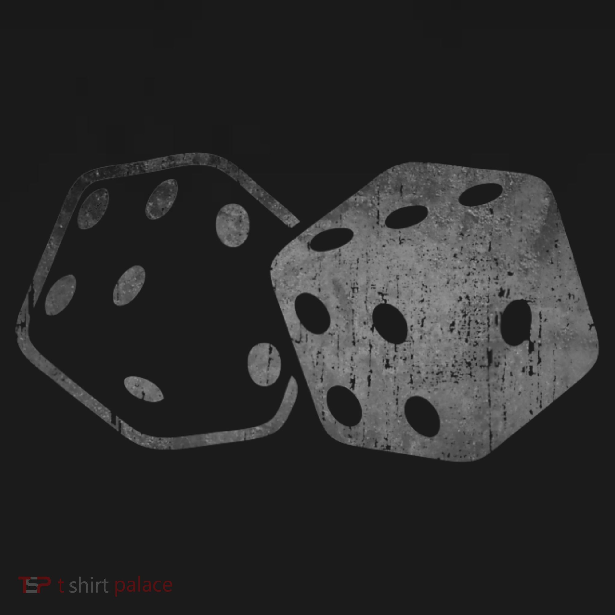 DICE Gambler Card Poker Craps Player Retro Vintage Men Women T-Shirt