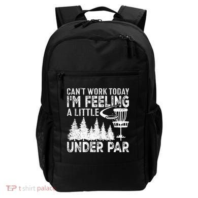 Disc Golf Can't Work Today A Little Under Par For Frisbee Golf Backpack