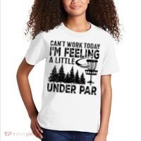 Disc Golf Can't Work Today A Little Under Par For Frisbee Golf Kids T-Shirt thumb 2