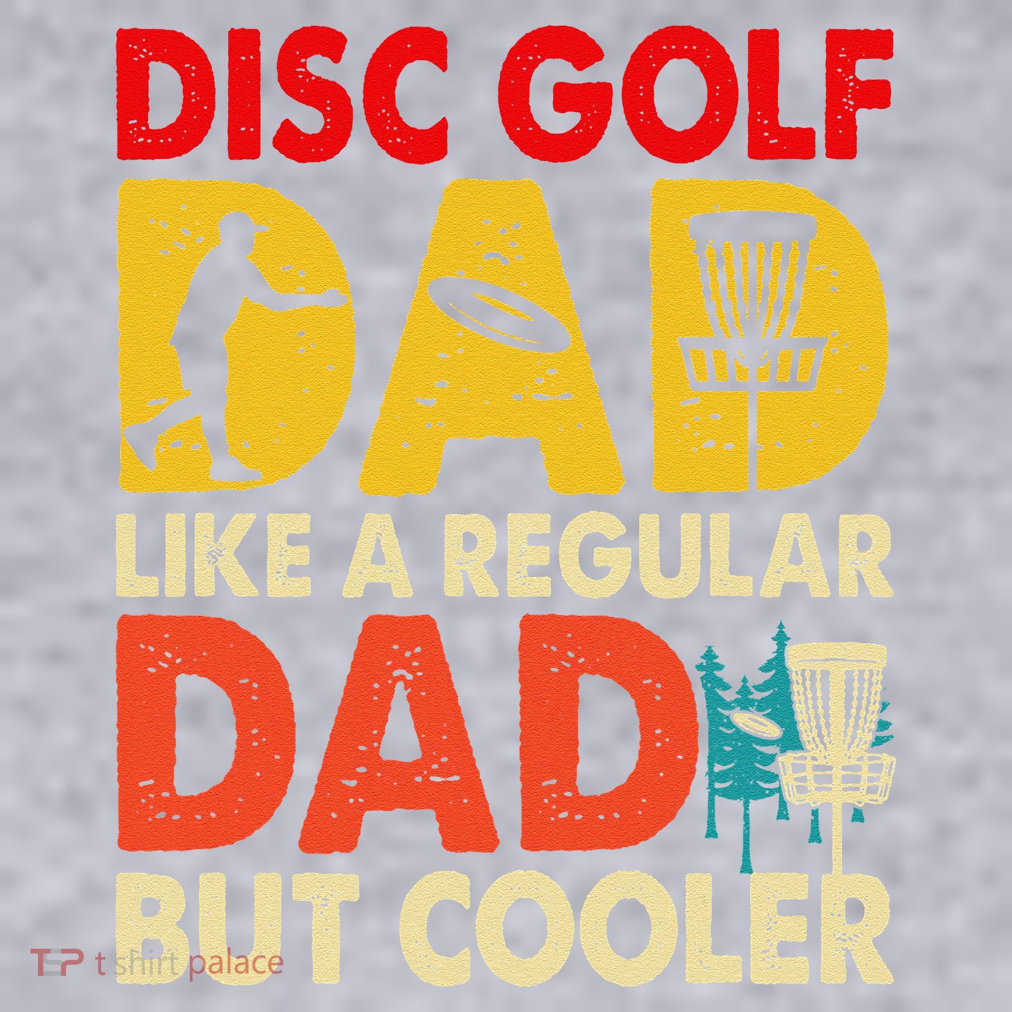 Disc Golf Dad Grandpa Joke For Disc Golf Player Lovers Women's Racerback Cropped Tank