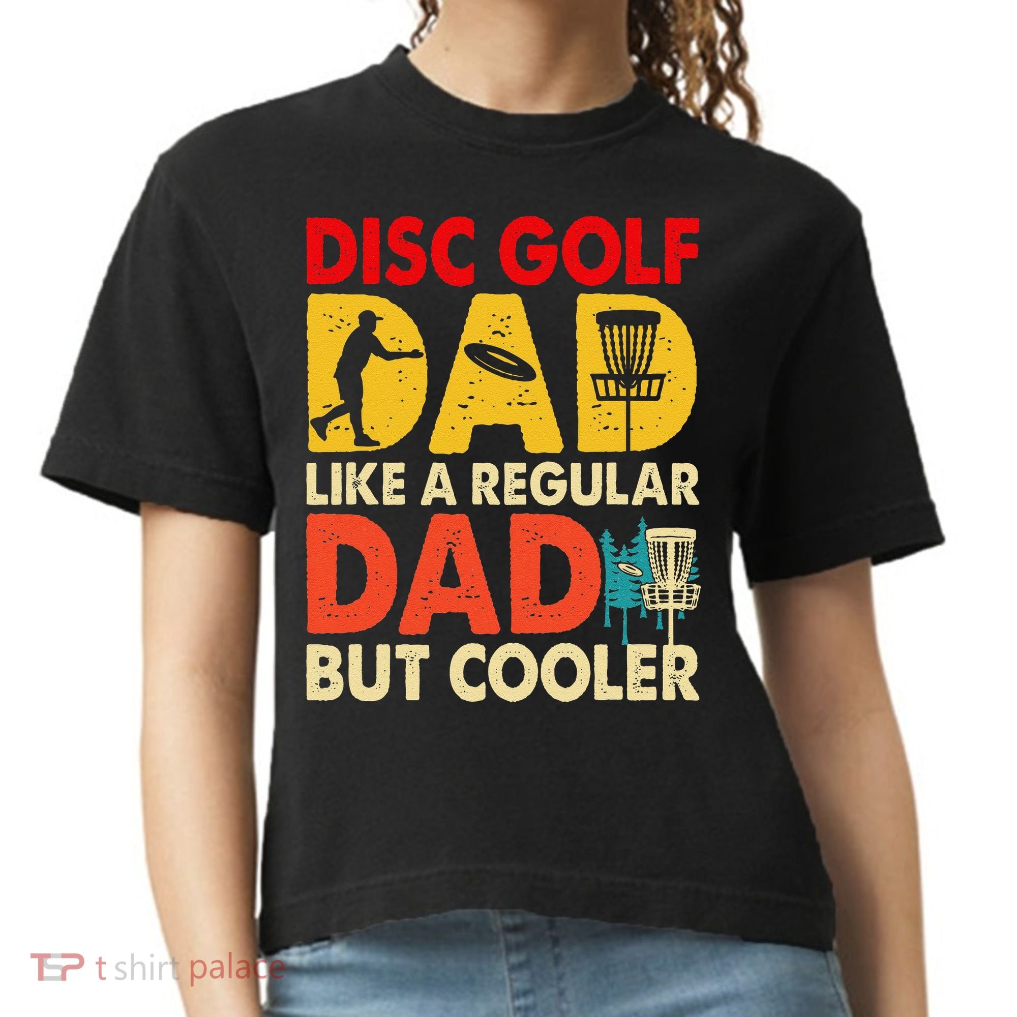 Disc Golf Dad Grandpa Joke For Disc Golf Player Lovers Comfort Colors Boxy T-Shirt