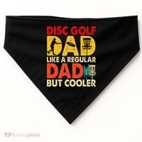 Disc Golf Dad Grandpa Joke For Disc Golf Player Lovers USA-Made Doggie Bandana thumb 0