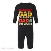 Disc Golf Dad Grandpa Joke For Disc Golf Player Lovers Infant Fleece One Piece thumb 0