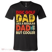 Disc Golf Dad Grandpa Joke For Disc Golf Player Lovers V-Neck T-Shirt thumb 0