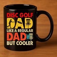 Disc Golf Dad Grandpa Joke For Disc Golf Player Lovers 11oz C Handle Ceramic Mug thumb 3
