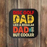 Disc Golf Dad Grandpa Joke For Disc Golf Player Lovers Coaster thumb 0