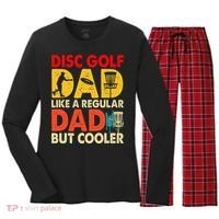 Disc Golf Dad Grandpa Joke For Disc Golf Player Lovers Women's Long Sleeve Flannel Pajama Set  thumb 0
