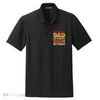 Disc Golf Dad Grandpa Joke For Disc Golf Player Lovers Dry Zone Grid Polo thumb 0
