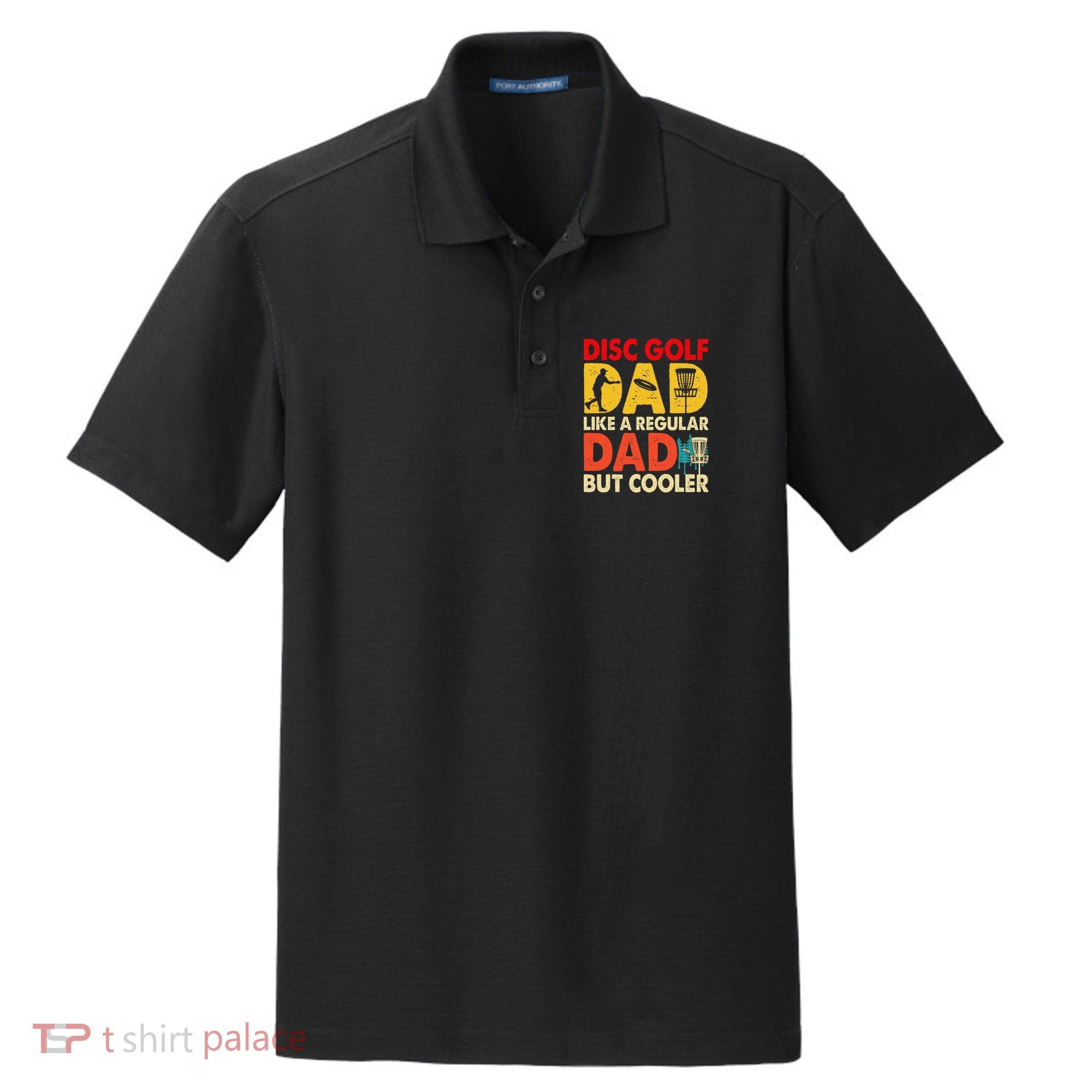 Disc Golf Dad Grandpa Joke For Disc Golf Player Lovers Dry Zone Grid Polo