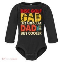 Disc Golf Dad Grandpa Joke For Disc Golf Player Lovers Baby Long Sleeve Bodysuit thumb 0