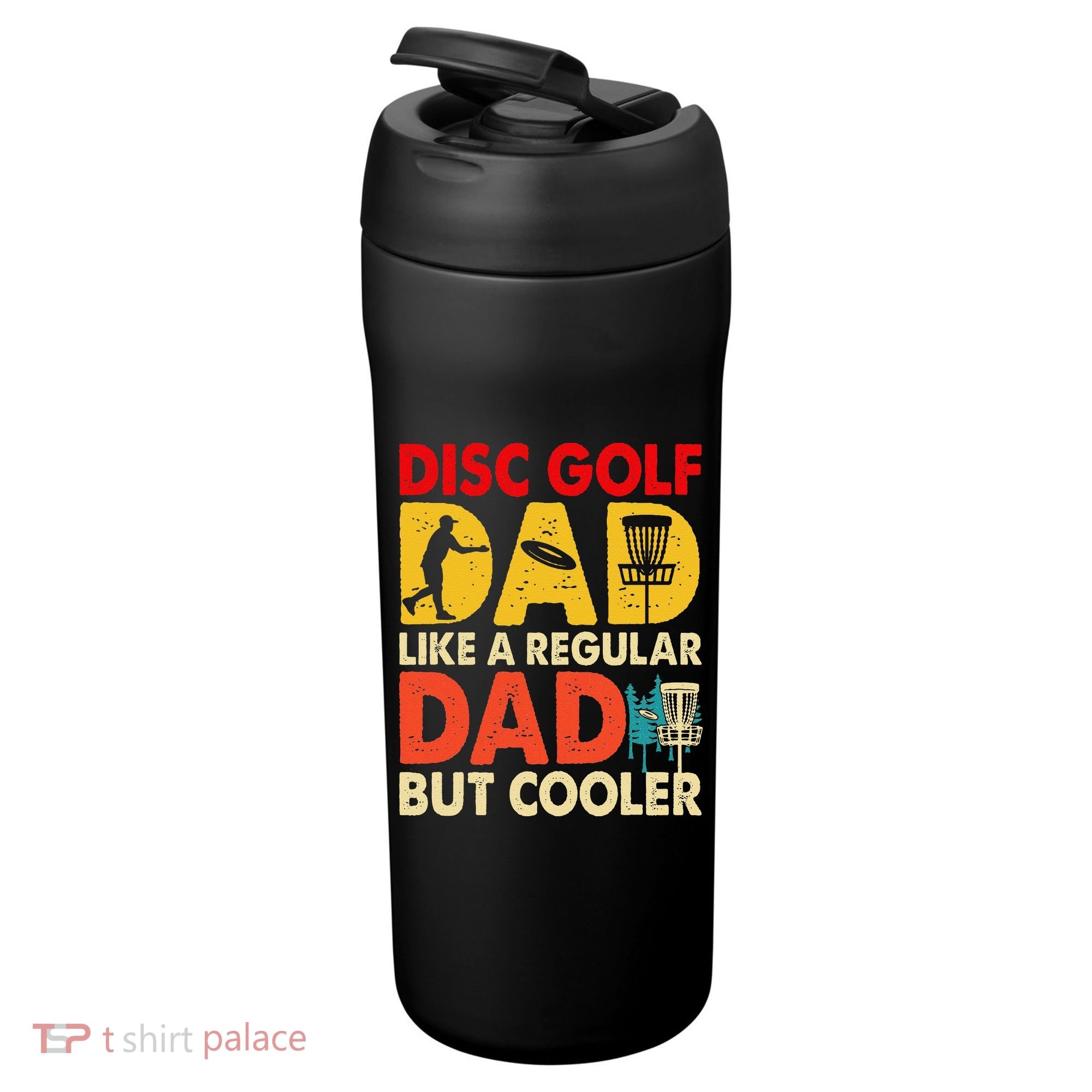 Disc Golf Dad Grandpa Joke For Disc Golf Player Lovers 24oz Duet Stainless Steel Tumbler