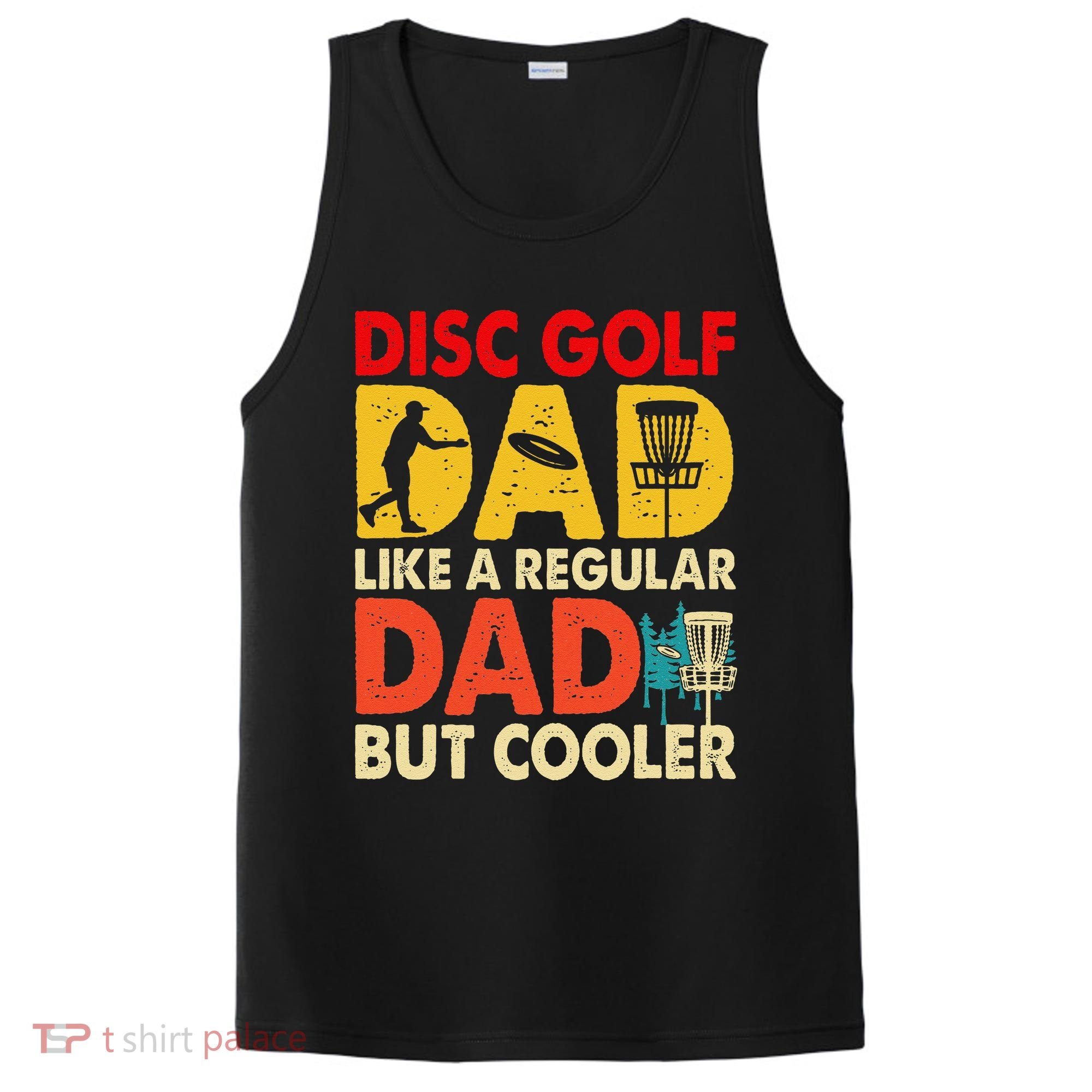 Disc Golf Dad Grandpa Joke For Disc Golf Player Lovers PosiCharge Competitor Tank