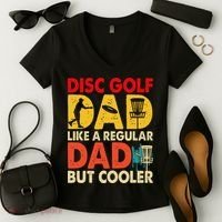 Disc Golf Dad Grandpa Joke For Disc Golf Player Lovers Women's V-Neck T-Shirt thumb 2