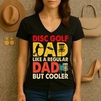 Disc Golf Dad Grandpa Joke For Disc Golf Player Lovers Women's V-Neck T-Shirt thumb 3