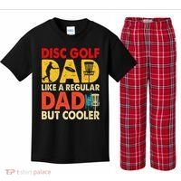 Disc Golf Dad Grandpa Joke For Disc Golf Player Lovers Kids Plaid Pajama Set thumb 0