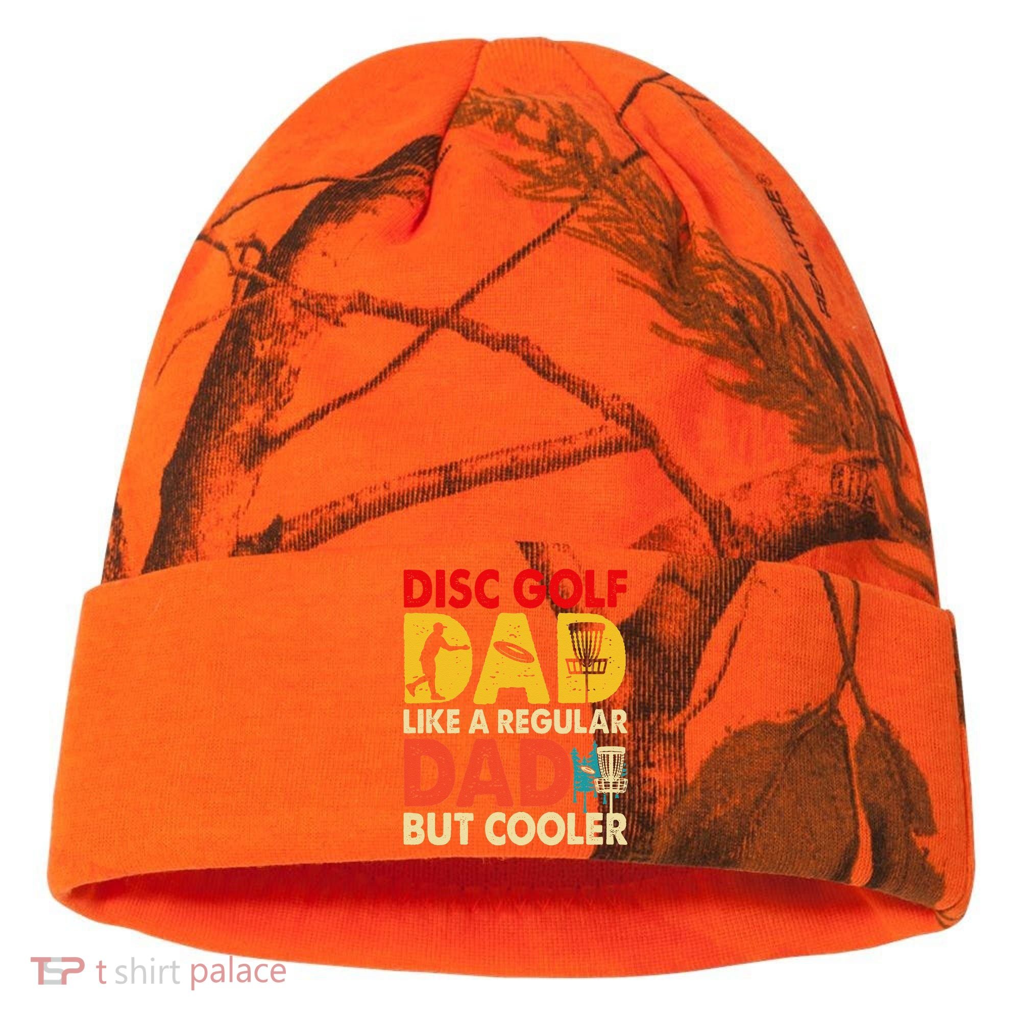 Disc Golf Dad Grandpa Joke For Disc Golf Player Lovers Kati Licensed 12" Camo Cuffed Beanie