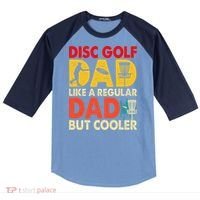 Disc Golf Dad Grandpa Joke For Disc Golf Player Lovers Raglan Baseball Sleeve Shirt thumb 0