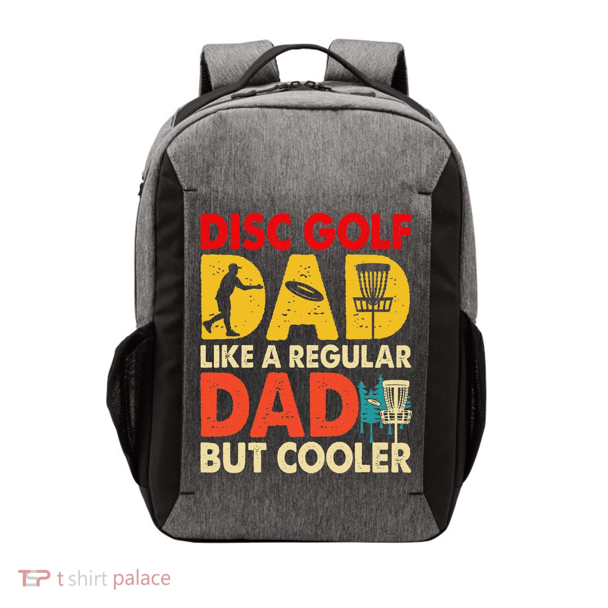 Disc Golf Dad Grandpa Joke For Disc Golf Player Lovers Vector Backpack