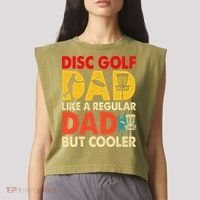 Disc Golf Dad Grandpa Joke For Disc Golf Player Lovers Garment-Dyed Women's Muscle Tee thumb 2