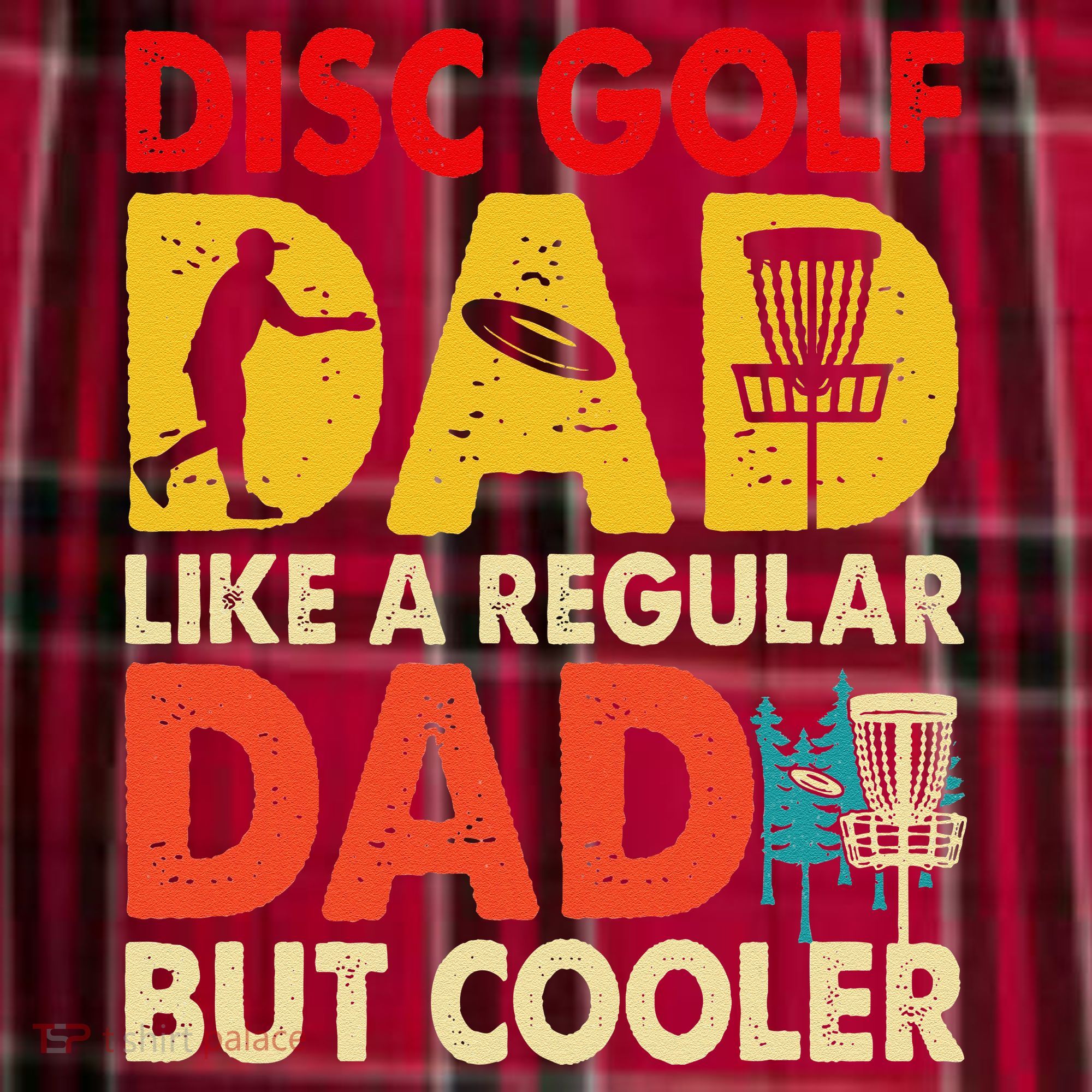 Disc Golf Dad Grandpa Joke For Disc Golf Player Lovers Women's Flannel Plaid Pajama Pants