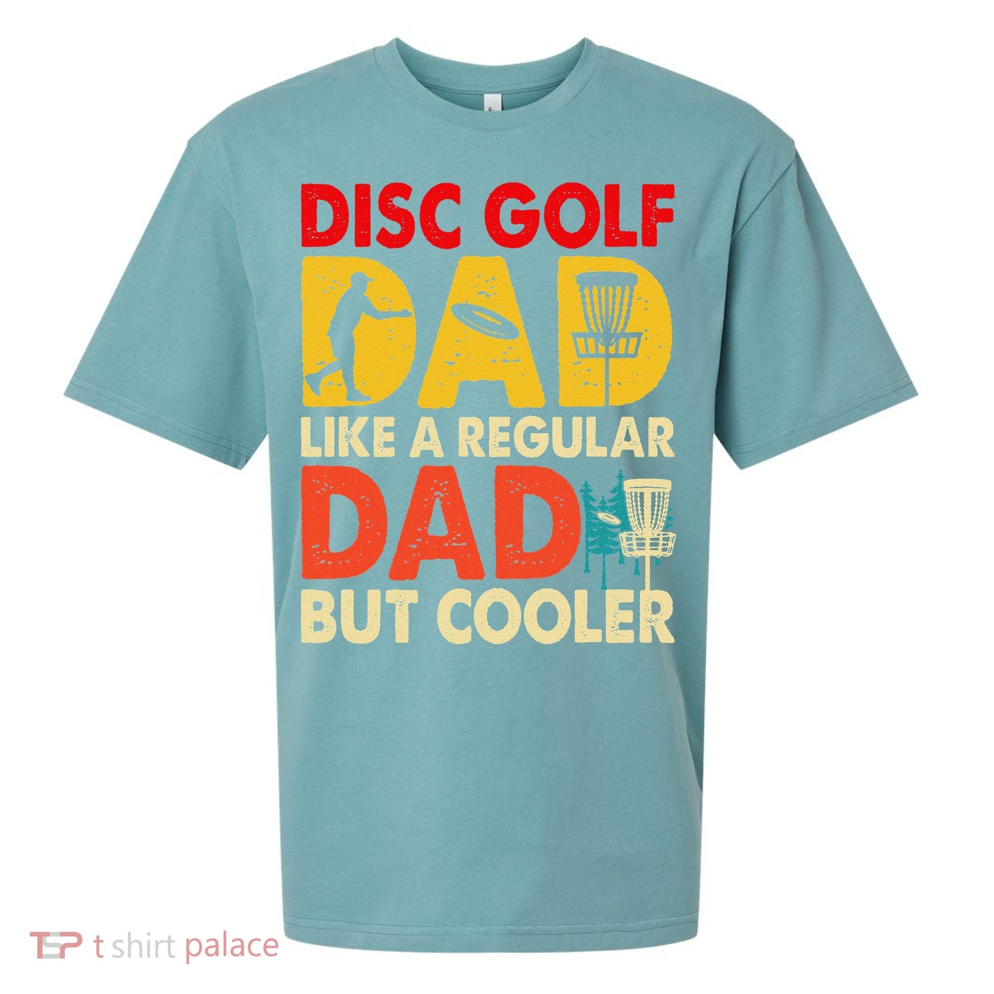 Disc Golf Dad Grandpa Joke For Disc Golf Player Lovers Sueded Cloud Jersey T-Shirt