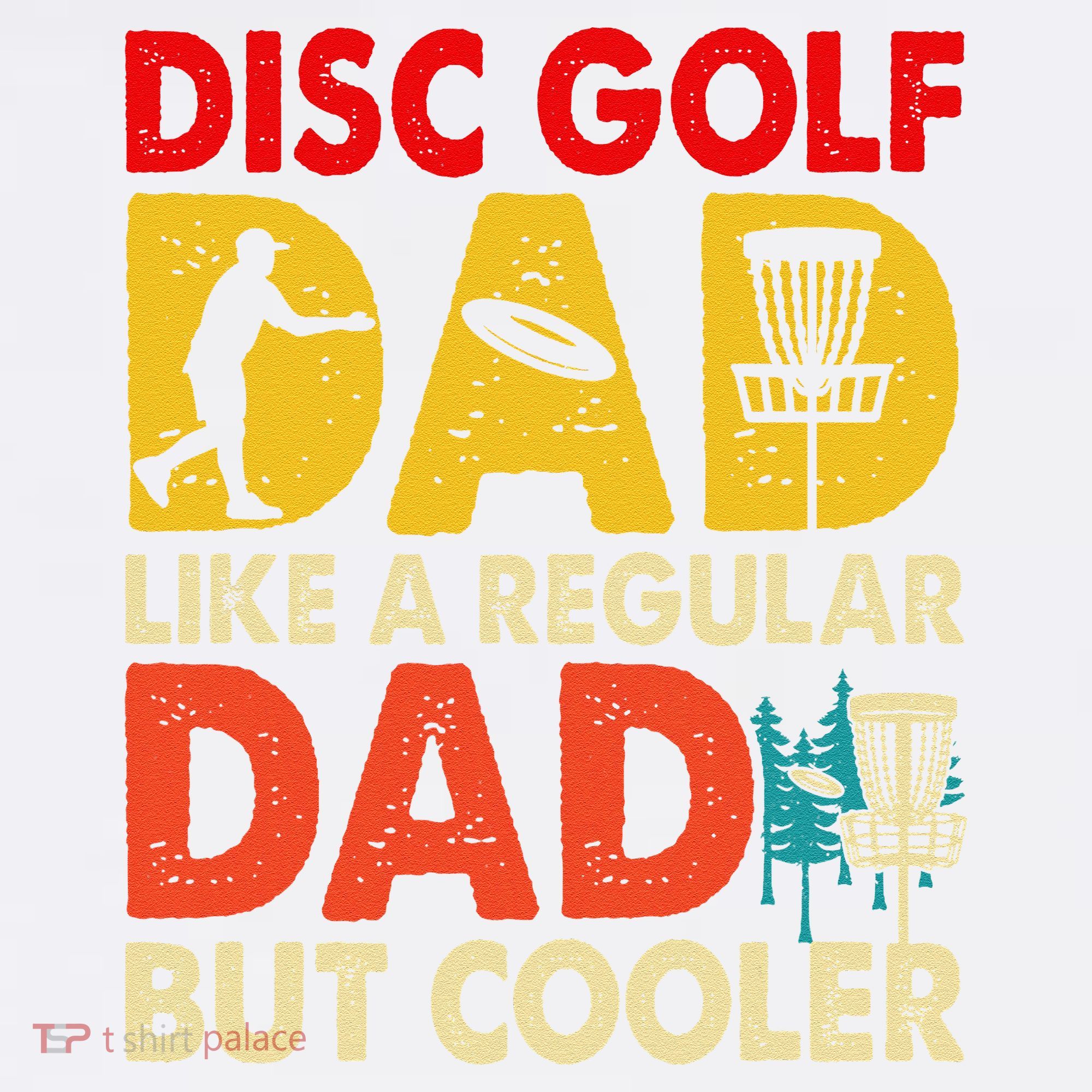 Disc Golf Dad Grandpa Joke For Disc Golf Player Lovers Comfort Colors Garment-Dyed Hooded Sweatshirt