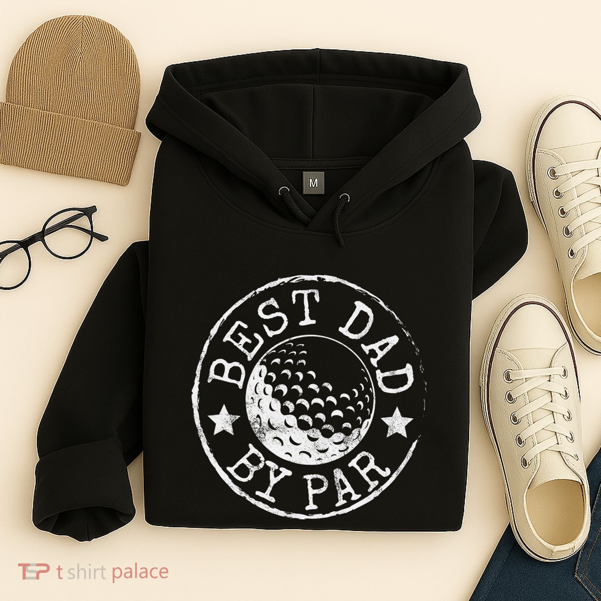 Disc Golf Dad Best Dad By Par Father's Day Disk Frisbee Hoodie