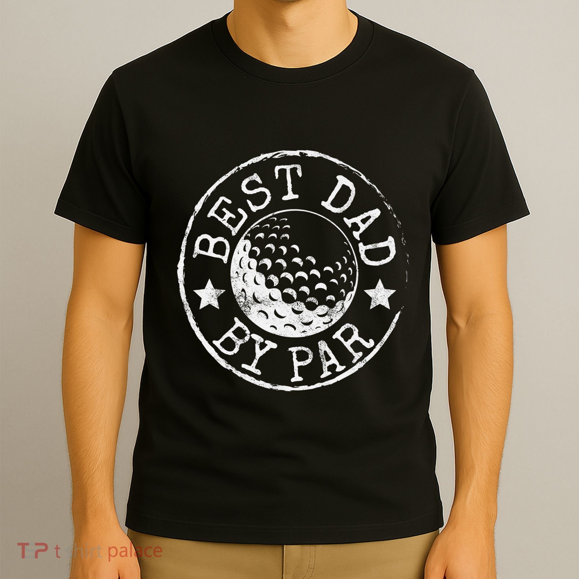 Disc Golf Dad Best Dad By Par Father's Day Disk Frisbee T-Shirt