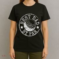 Disc Golf Dad Best Dad By Par Father's Day Disk Frisbee T-Shirt thumb 4