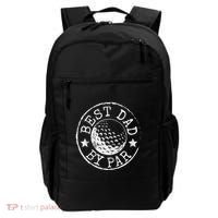 Disc Golf Dad Best Dad By Par Father's Day Disk Frisbee Backpack thumb 0