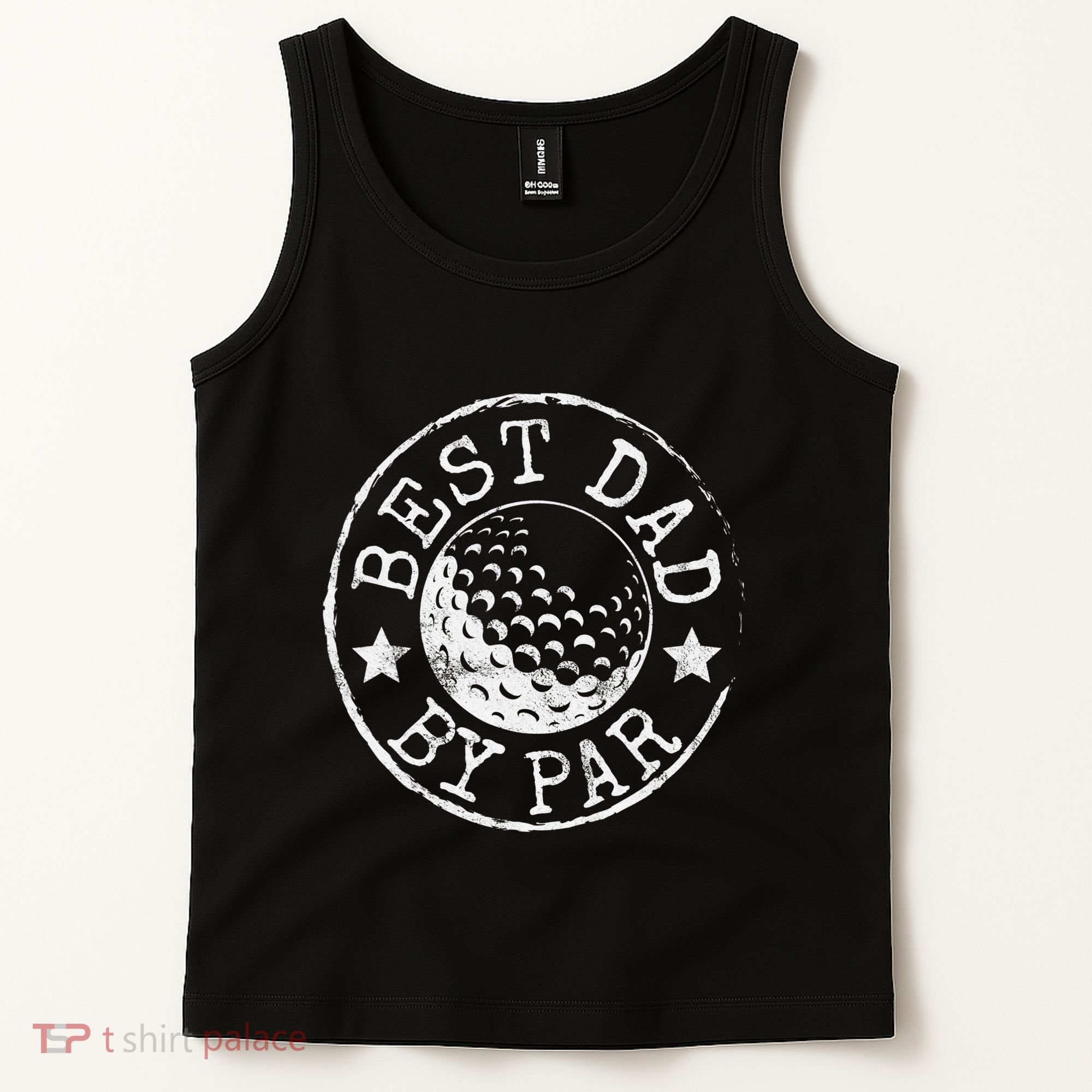 Disc Golf Dad Best Dad By Par Father's Day Disk Frisbee Tank Top