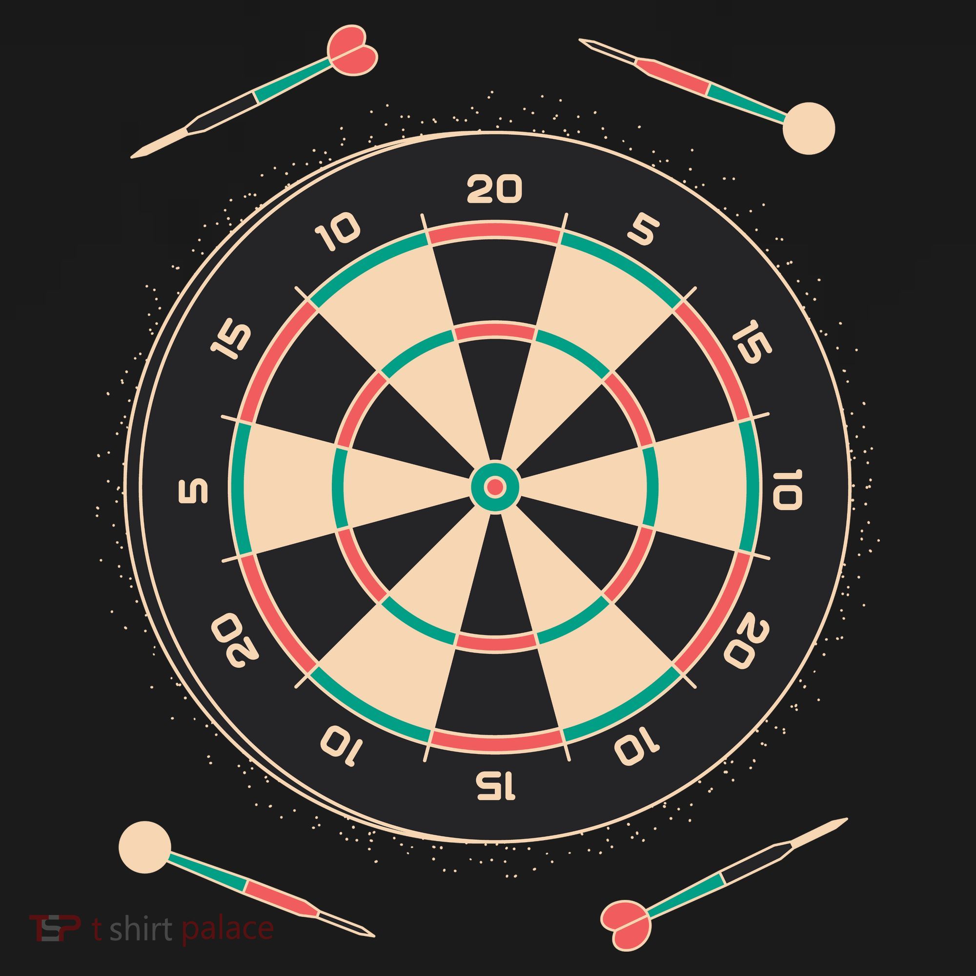 Dartboard Game Mousepad
