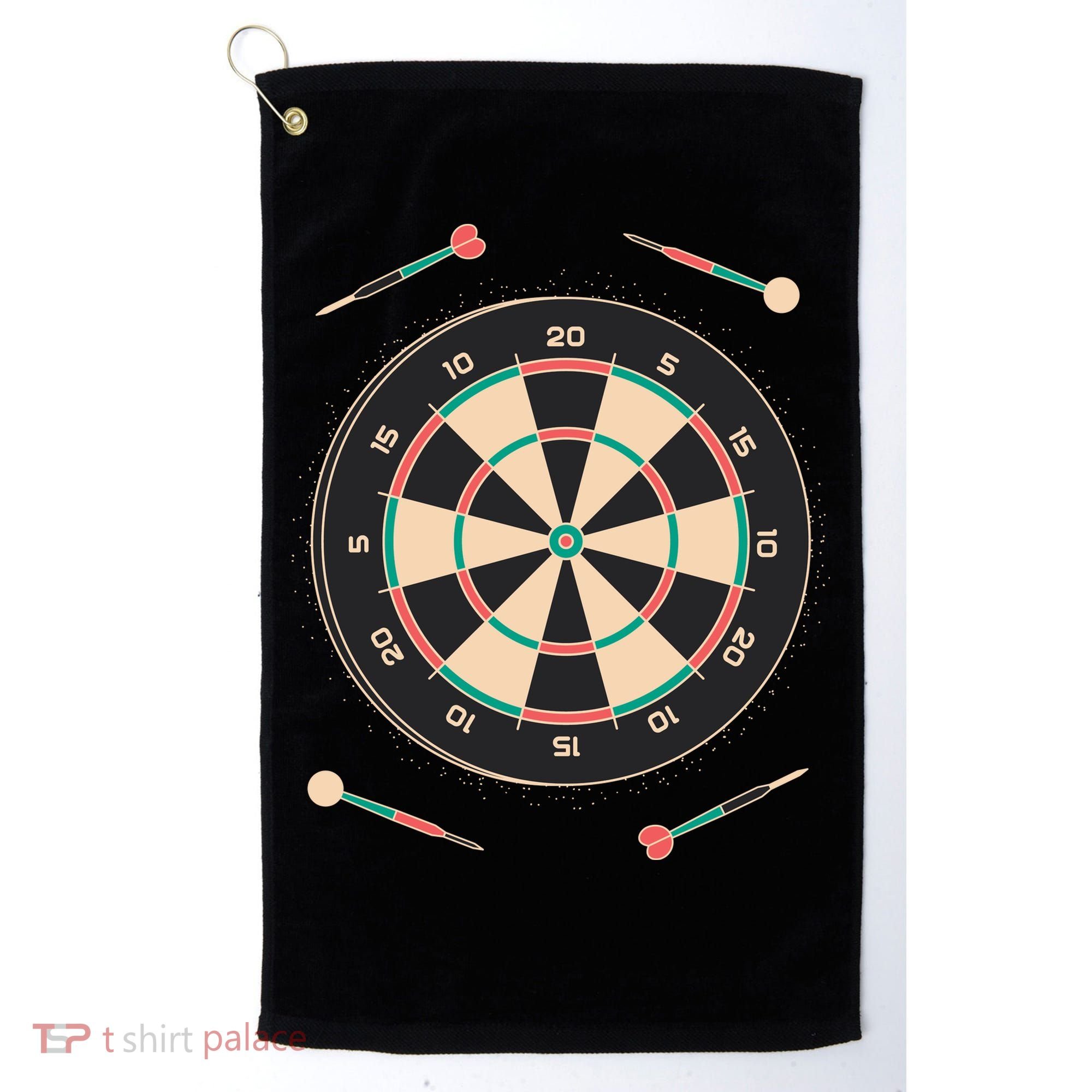 Dartboard Game Golf Towel
