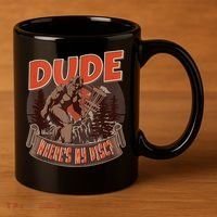 Disc Golf Dude Wheres My Disc II 11oz C Handle Ceramic Mug thumb 3