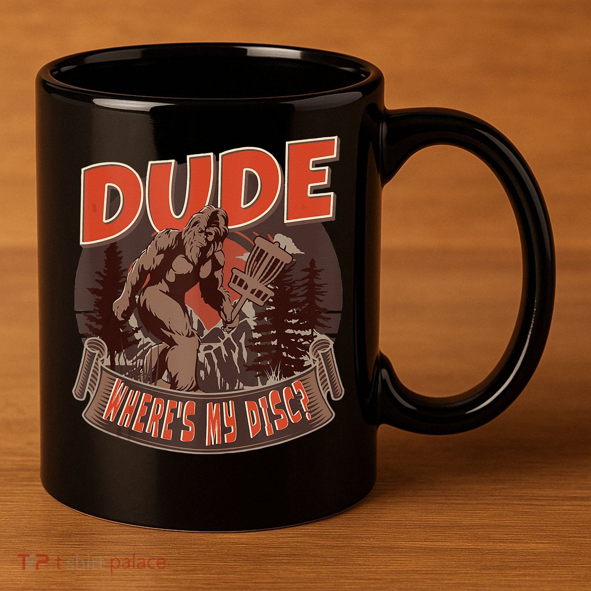 Disc Golf Dude Wheres My Disc II 11oz C Handle Ceramic Mug