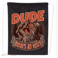 Disc Golf Dude Wheres My Disc II Drawstring Bag thumb 0