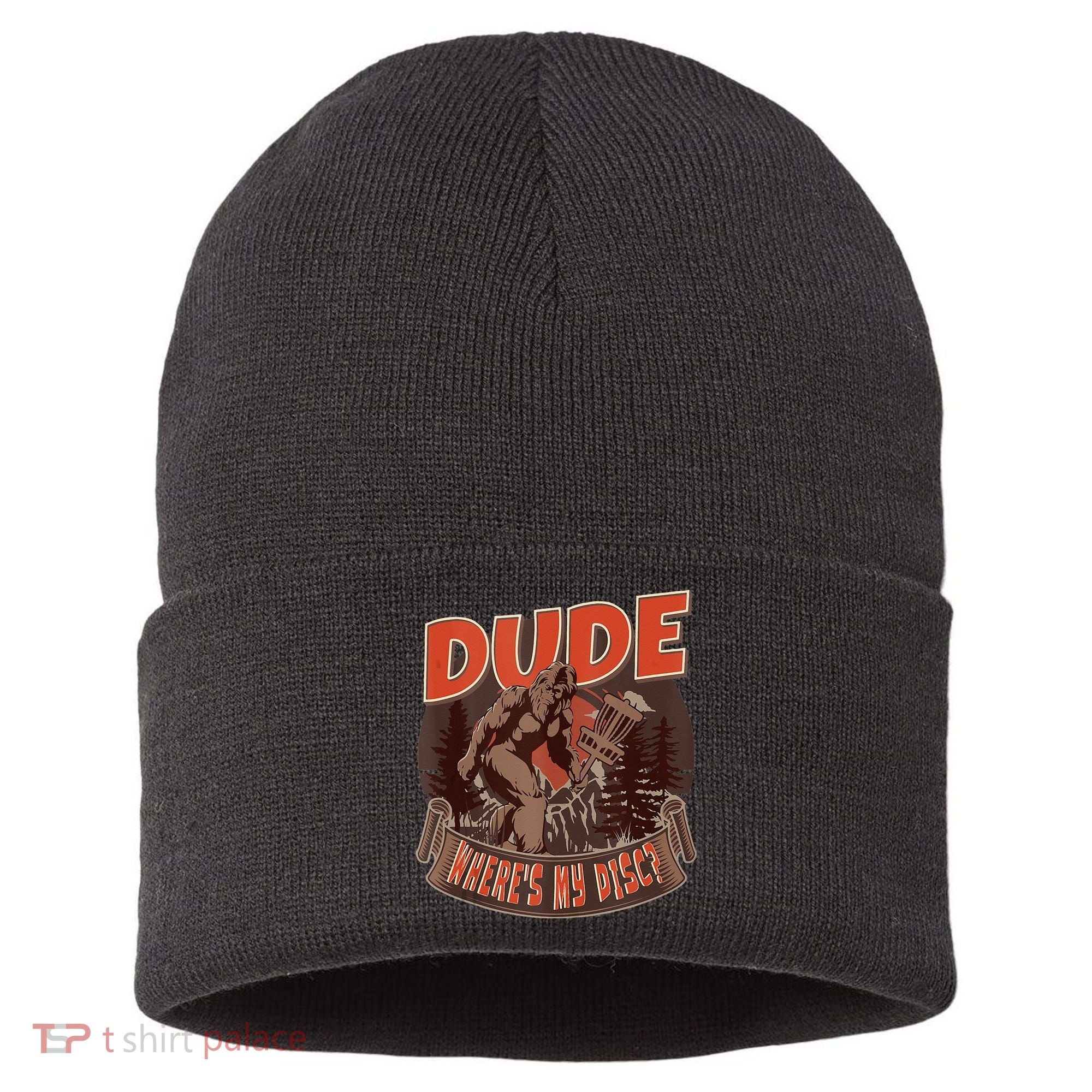 Disc Golf Dude Wheres My Disc II Sustainable Knit Beanie