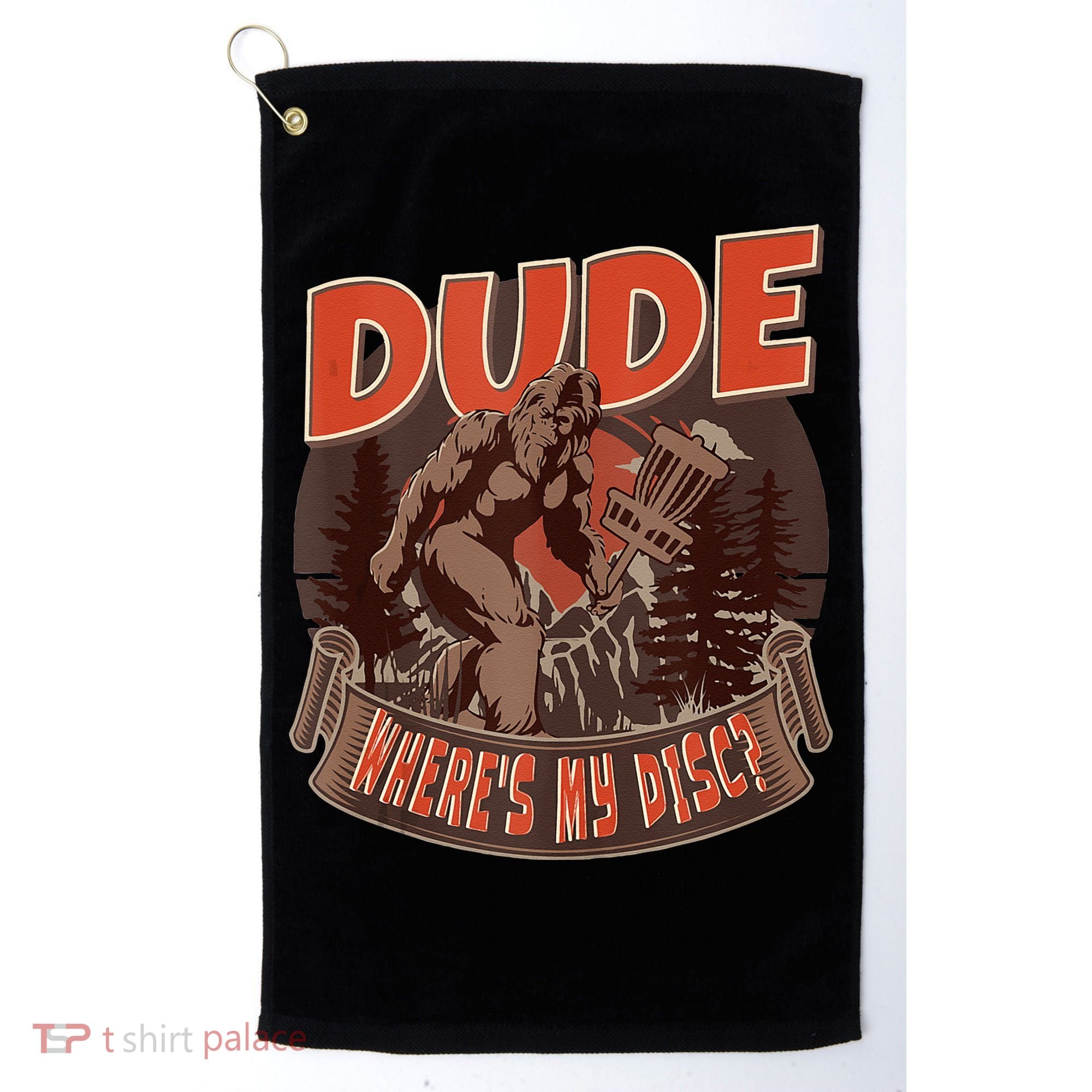 Disc Golf Dude Wheres My Disc II Golf Towel